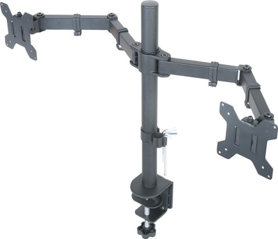 Mbajtëse Art për 2 monitorë, 13" - 27", e zezë