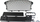 Grillë parakolpi Audi A4 B8 RS Style, 2012-2015, PDC, krom e zezë