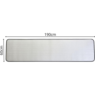 Dyshek kampingu Redcliffs Camping Mat, 60x190cm, izolues, ngjyrë argjendi