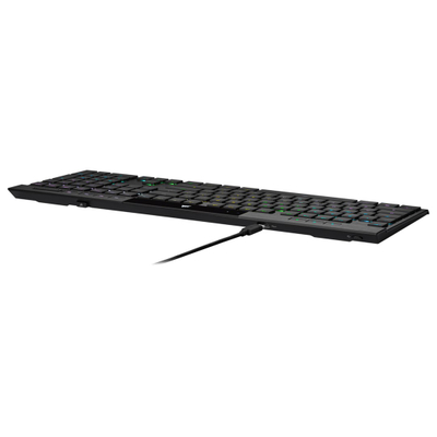 Tastierë gaming Corsair K100 RGB Air, mekanike, USB RF Bluetooth, QWERTZ, e zezë