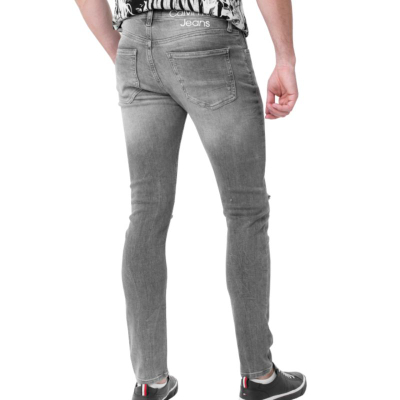 Xhinse për meshkuj Calvin Klein J30J320446, skinny, gri