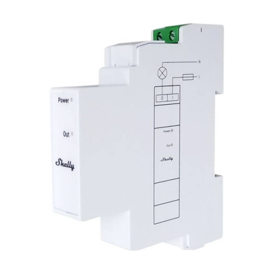 Modul ndërprerës Shelly Pro 3EM Switch Add-on, montim DIN, 240V AC, i bardhë