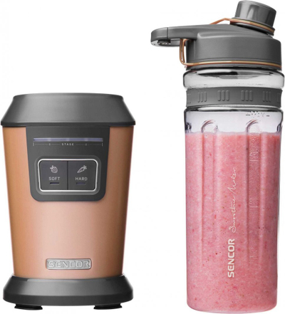 Blender smoothie Sencor SBL 7176GD, 800W, shishe 0.6L, ngjyrë metalike
