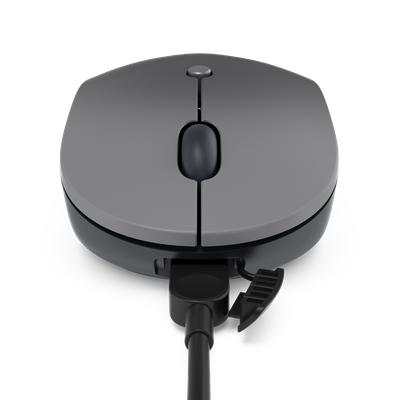 Maus Lenovo Go, USB-C, i hirtë