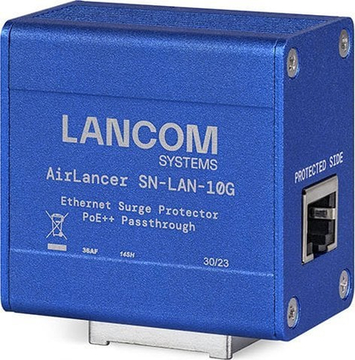 Adapter mbrojtës rrjeti LANCOM AirLancer SN LAN 10G, mbrojtje nga mbingarkesa, 10 Gbit s, i zi