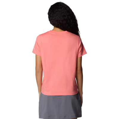 Блуза Columbia Rolling Bend Graphic SS Tee W, памук полиестер, бела
