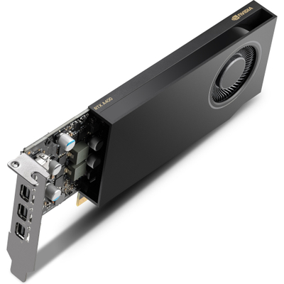 Kartë grafike HP NVIDIA RTX A400, 4GB GDDR6, 4x Mini DisplayPort, e zezë