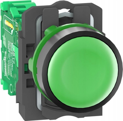 Çelës komandimi i ndriçuar Schneider Electric Harmony XB5 ZB5RTA3, 22 mm, LED, jeshil