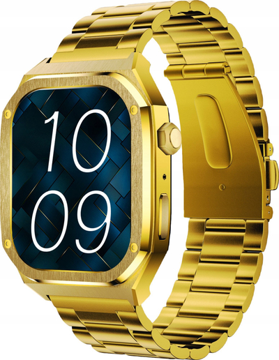 Smartwatch Maxcom FW65 Iron S Gold, 1.95", rezistent ndaj ujit, ngjyrë ari