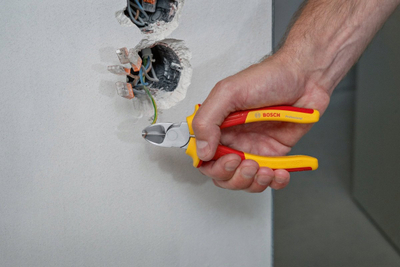 Pincë prerëse anësore Bosch Professional VDE 160mm, e izolume, për elektricistë