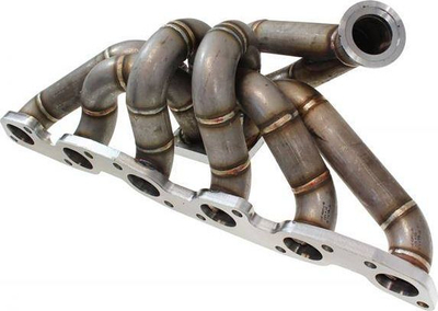 Kolektor shkarkimi TurboWorks Nissan RB26 Twin Scroll EXTREME, çelik inox, flanxhë T4 twin