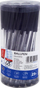 Set stilolapsa zyre MemoBe, 1 mm, tub 25 copë, të zinj