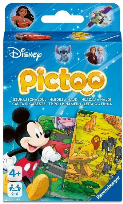 Lojë tavoline Ravensburger Pictoo Disney, për kalamaj, shumëngjyrëshe