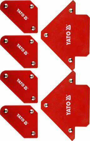 Set kënde magnetike për saldim Yato YT-08678, 6 copë, çelik