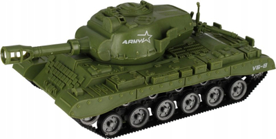 Tank lodër MEGA CREATIVE 523019, me mekanizëm pull back, jeshil