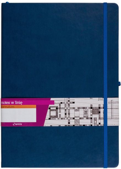 Bllok shënimesh Antra Notes A4 Lined Formalism, 192 faqe, xhep i pasëm, shumëngjyrëshe