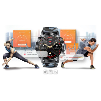 Smartwatch Gravity GT20-5, ekran 1.43" AMOLED, Bluetooth 5.0, i zi