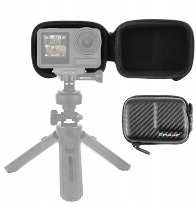 Kuti mbrojtëse Puluz për DJI Osmo Action 4 3, karbon, e zezë