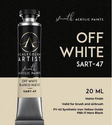 Bojë akrilike Scale75 ScaleColor Artist SART-47, 20ml, off white