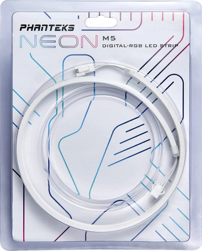 Shirit LED Phanteks Neon Digital ARGB, 55 cm, 3 pin 5V, i bardhë