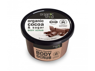 Skrab për trup Organic Shop Cocoa & Sugar 250 ml