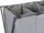 Kosh rrobash WENKO Trio XL, 145L, tre ndarje, gri