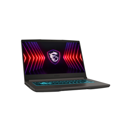 Laptop MSI Thin 15 B12UCX-1818XPL, 15.6", Intel Core i5-12450H, 16GB RAM, 512GB SSD, NVIDIA GeForce RTX 2050, i hirtë i errët