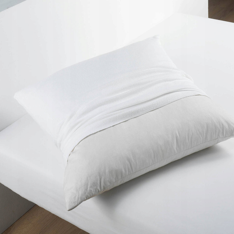 Jastëkëmbëse pambuku, 65 x 65 cm, 100% pambuk, e bardhë