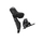 Set frenash hidraulike biçiklete Shimano 105 Di2 R7170, levë e djathtë, rrotë e pasme, i zi