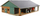 Lodër fermë Kids Globe Cow Barn 610495, sallë mjeljeje, shkalla 1:32, shumëngjyrëshe
