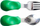 Set piruni me lugë për kalamaj Nanas Manners Stage 2, 1–3 vjeç, me doreza ergonomike, jeshile