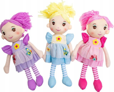 Kukull pelush Askato Hug Doll, 36cm, shumëngjyrëshe