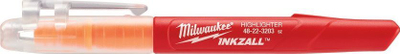 Marker theksues Milwaukee INKZALL, set me 5 copë, majë e pjerrët, shumëngjyrësh