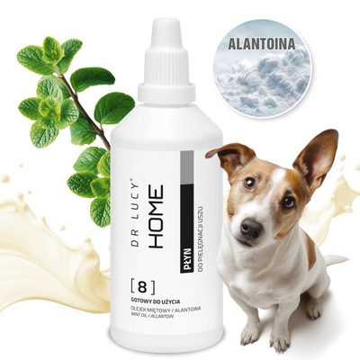 Solucion për veshë qensh DR LUCY Home 8, 100 ml, transparent