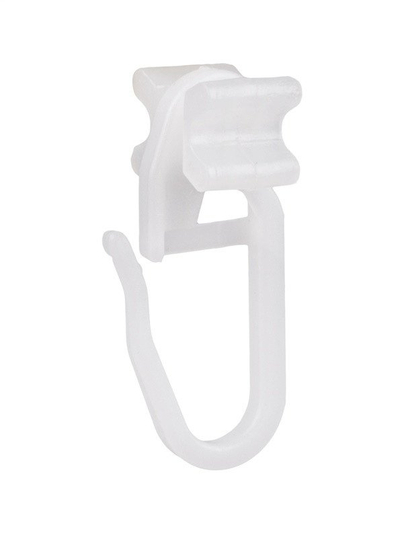 Grep perdeje me rreshqitës Domoletti 520, 6mm, set 20 copë, i bardhë