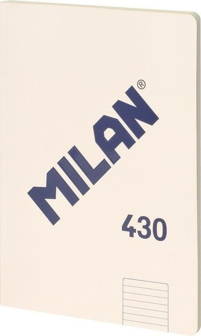 Bllok shënimesh Milan 1918, A4, 48 fletë me vija, bezhë