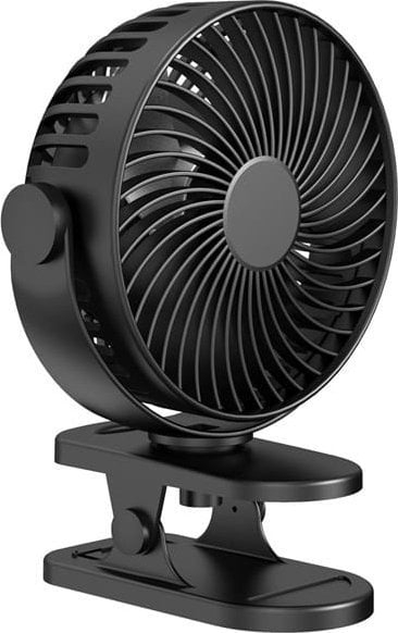 Ventilator tavoline Blow Table Fan, 15cm, me USB edhe me bateri, i zi