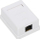 Prizë rrjeti Terminal Socket RJ45 G1, Cat6, e bardhë