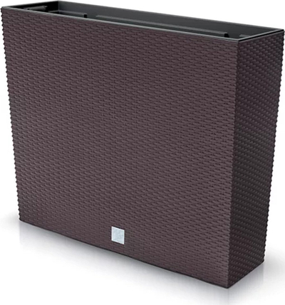 Vazo dekorative Prosperplast Rato Case, 58x18x49.8cm, ratan artificial, kafe