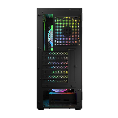 Kutia kompjuterike Logic Concept Aramis, MIDI Tower, ARGB, e zezë