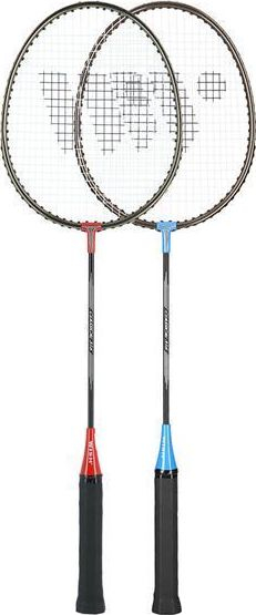 Set raketa badmintoni WISH ALUMTEC 316K, 2 copë, e kuqe/e kaltër