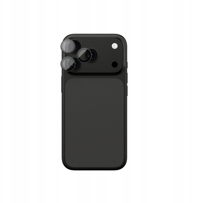 Mbrojtëse xhami kamere Amazingthing Sapphire për iPhone 17 Pro Pro Max, safir i tejdukshëm, kornizë gri