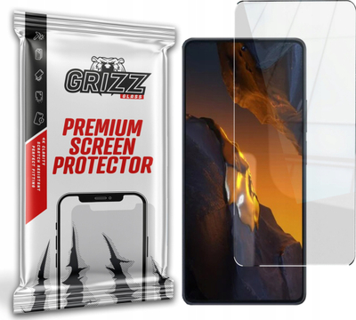 Mbulesë xhami hibride GrizzGlass për Xiaomi Poco F5, transparente