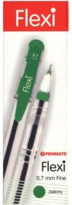 Set stilolapsa Penmate Flexi, 0.7mm, 10 copë, jeshile