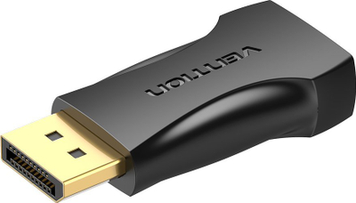 Adapter video Vention HDMI në DisplayPort, HDMI femër në DisplayPort mashkull, i zi