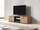 Komodë TV Cama Meble SOHO 140, 140 cm, dru Soho Oak, e zezë