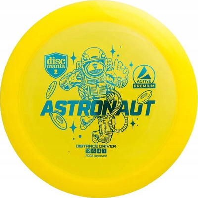 Disk golfi Discmania Active Premium Astronaut, driver distance, plastikë e tejdukshme
