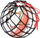 Rrjetë për top futbolli Select Single Ball Net, poliester, me shirit tërheqës, e zezë