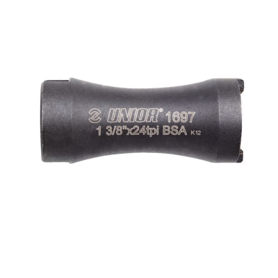 Përshtatës për çejt Unior 1697, BSA 1 3/8"x24tpi, metalik, i zi