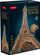 Puzzle 3D CubicFun Kulla Eiffel Paris, 314 pjesë, për ndërtim, shumëngjyrësh